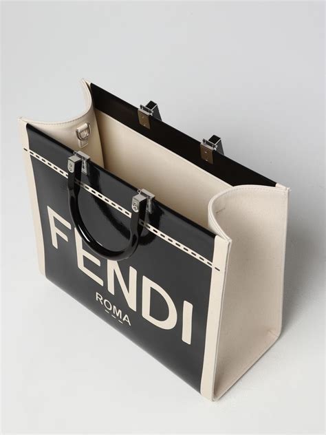 borsa fendi shopper f 2012|Fendi Borsa Shopper Sunshine .